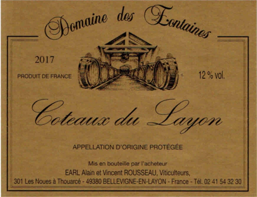 Coteaux du Layon Vieilles Vignes - ROUSSEAU - CLRvv23